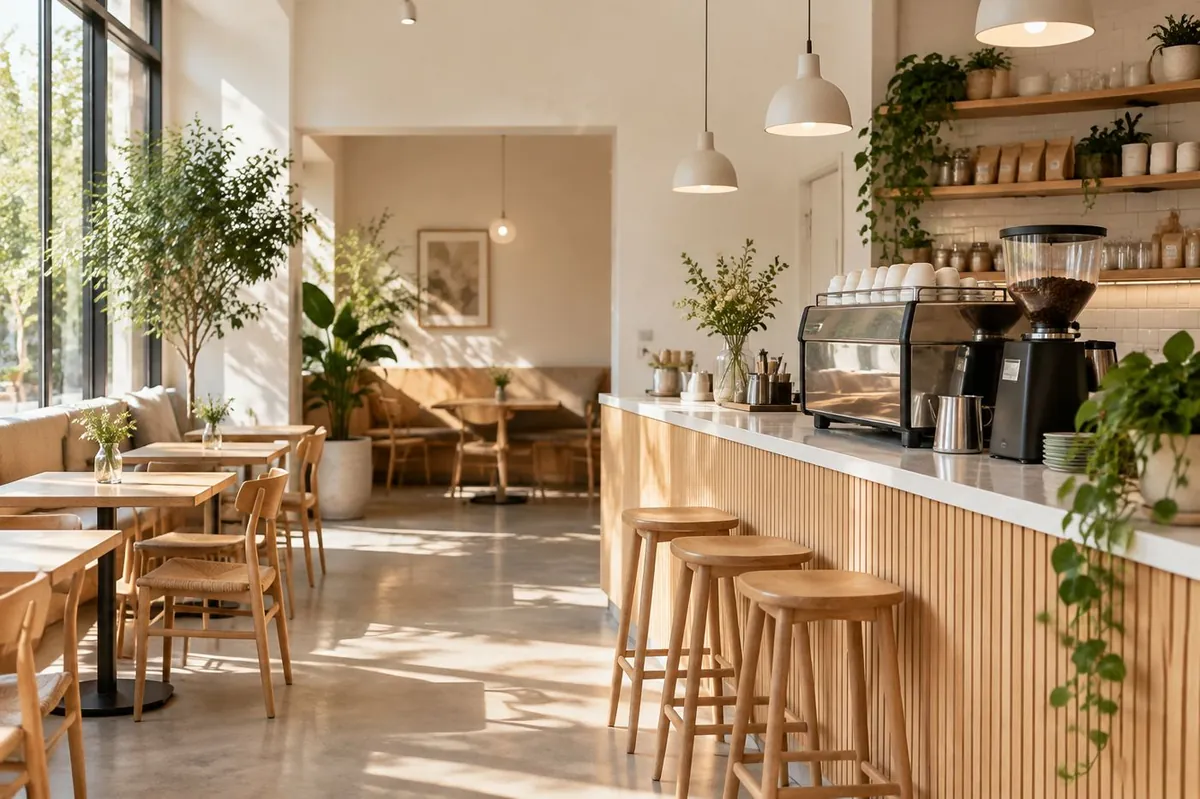 Cafe interior (AI-generated)