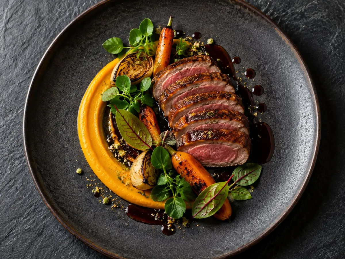 Plated dish (AI-generated)