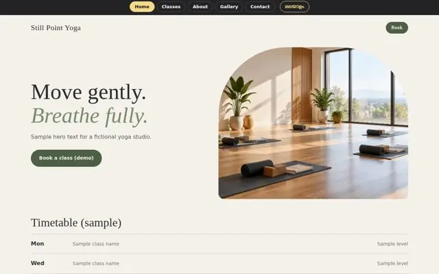 Still Point Yoga preview