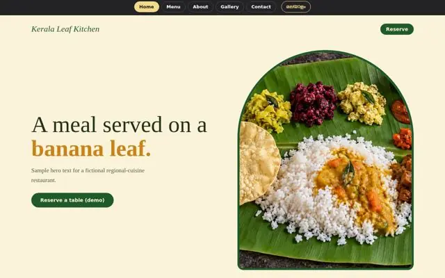 Kerala Leaf Kitchen preview