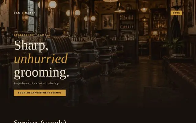 Oak & Razor preview